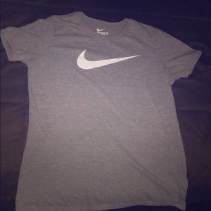 Grey Nike shirt